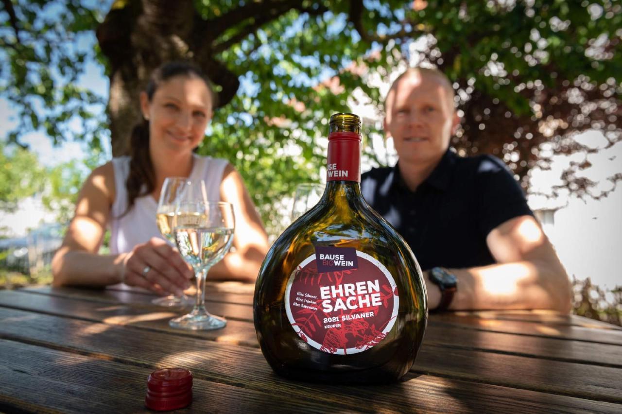 Biobausewein Wein Hotel Leben Iphofen Bagian luar foto