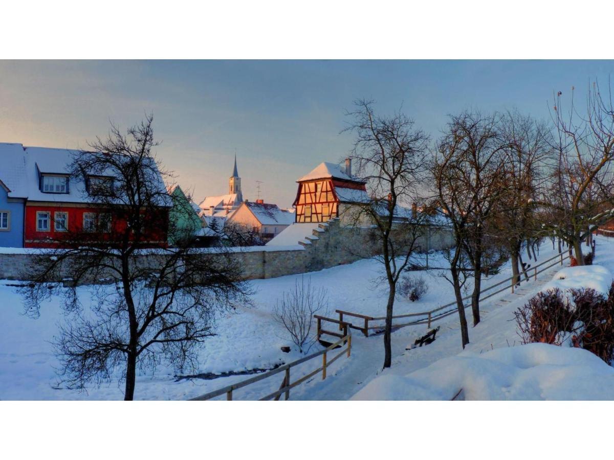 Biobausewein Wein Hotel Leben Iphofen Bagian luar foto